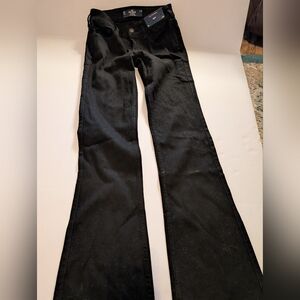 Hollister Black Low-Rise Soft Stretch Bootcut Jeans OR W25R